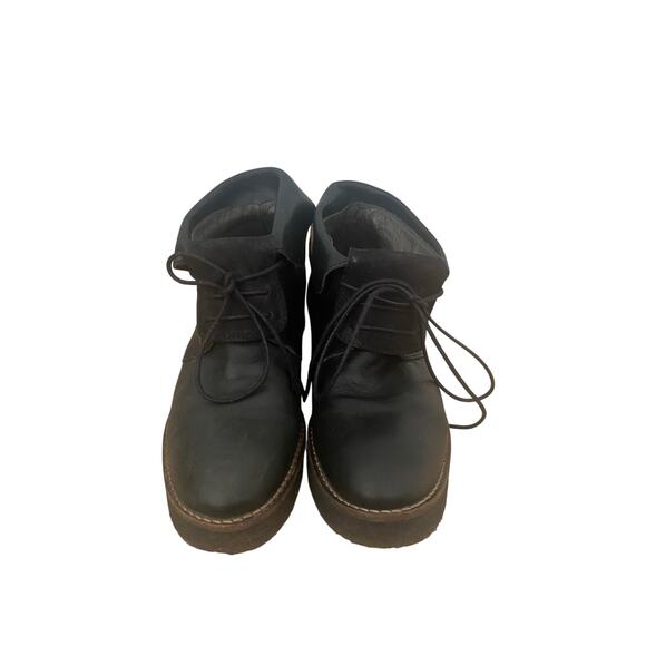 Ksubi Black Leather Boots Size 38 - Picture 1 of 6